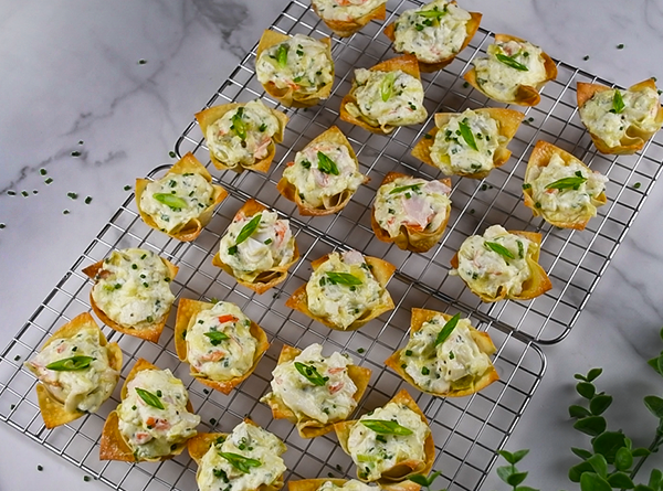 Crab & Artichoke Dip Cups - Step 5